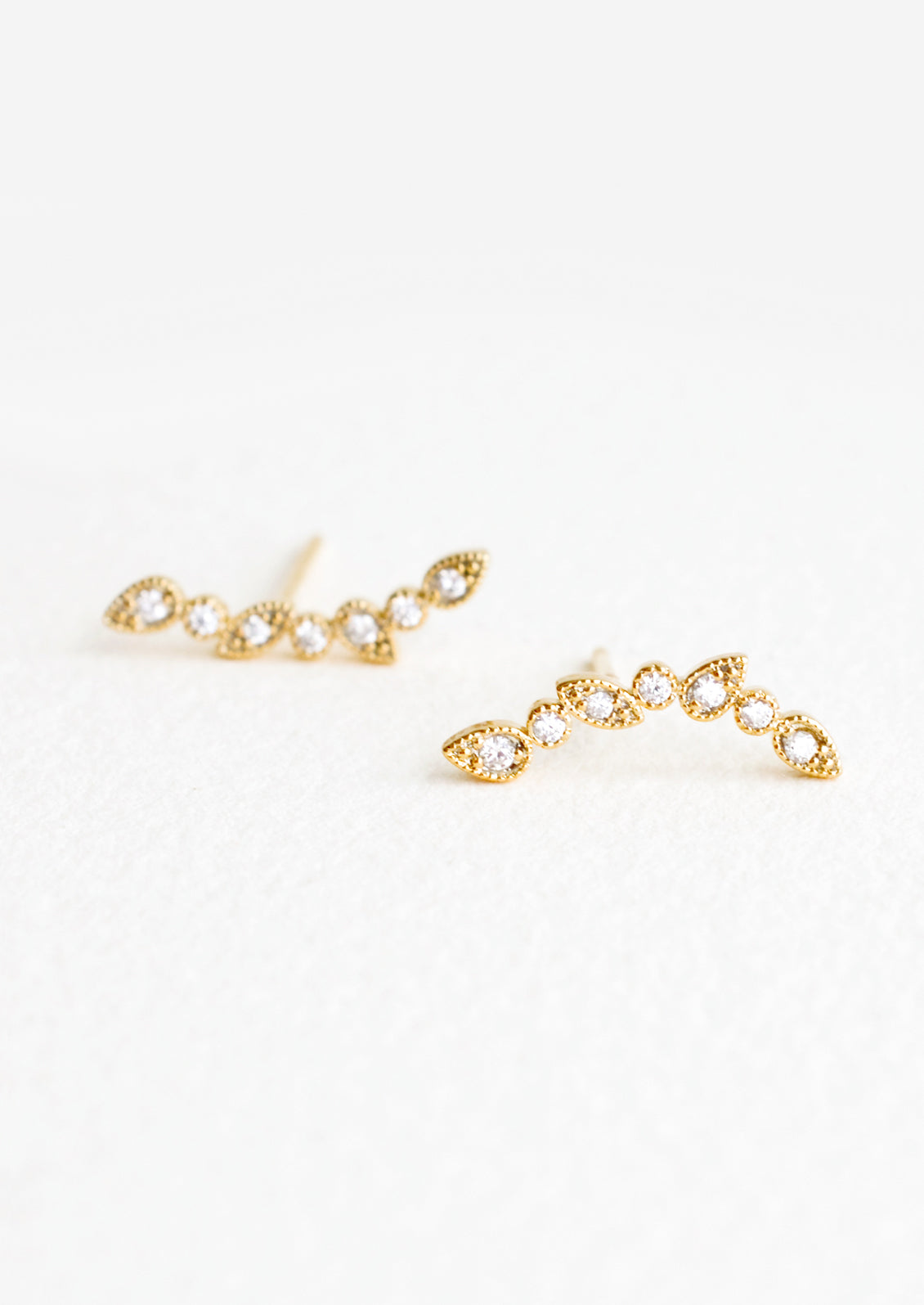 Delhi Climber Stud Earrings in - LEIF