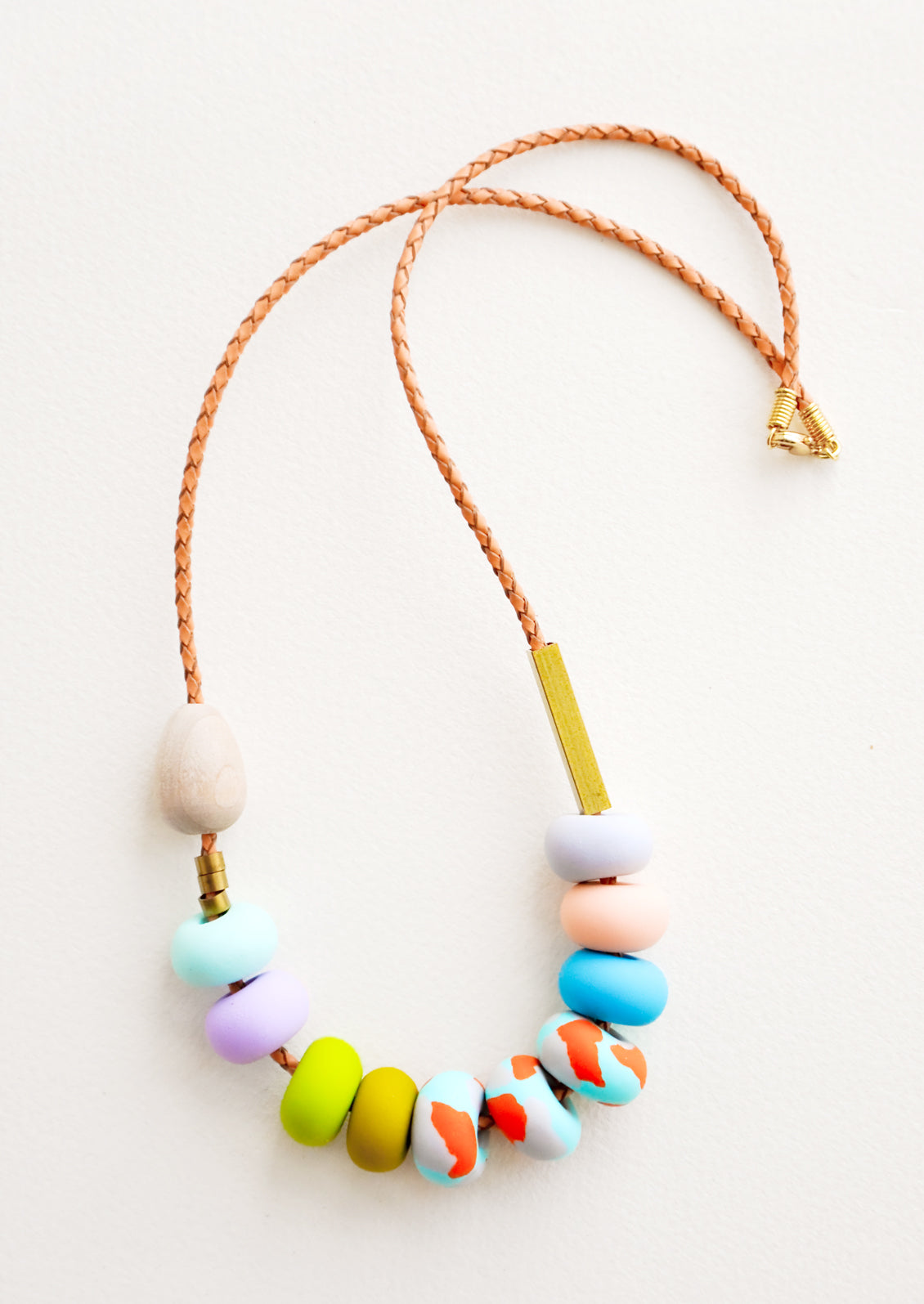 Evie Mixed Bead Necklace in  - LEIF