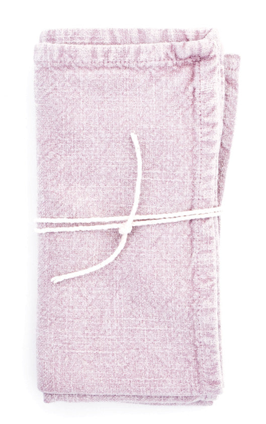 Heirloom Overdye Napkin Set in Lavender - LEIF