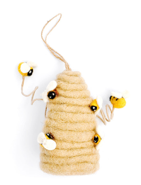Honeyed Beehive Ornament in  - LEIF