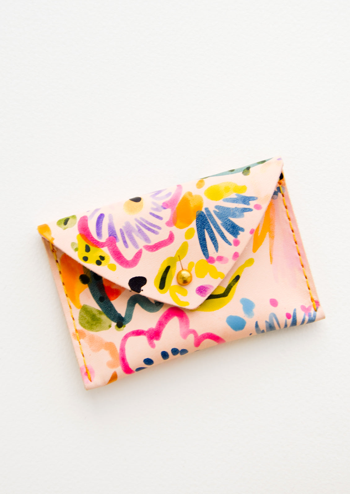 Floral Composition Pocket Wallet in  - LEIF