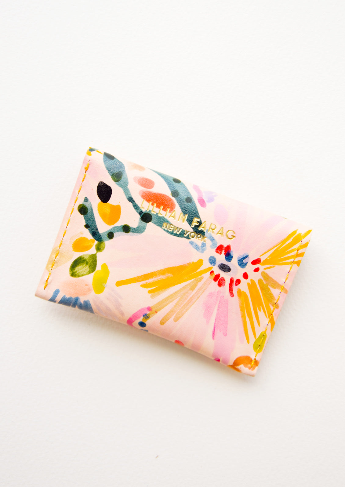 Floral Composition Pocket Wallet in  - LEIF