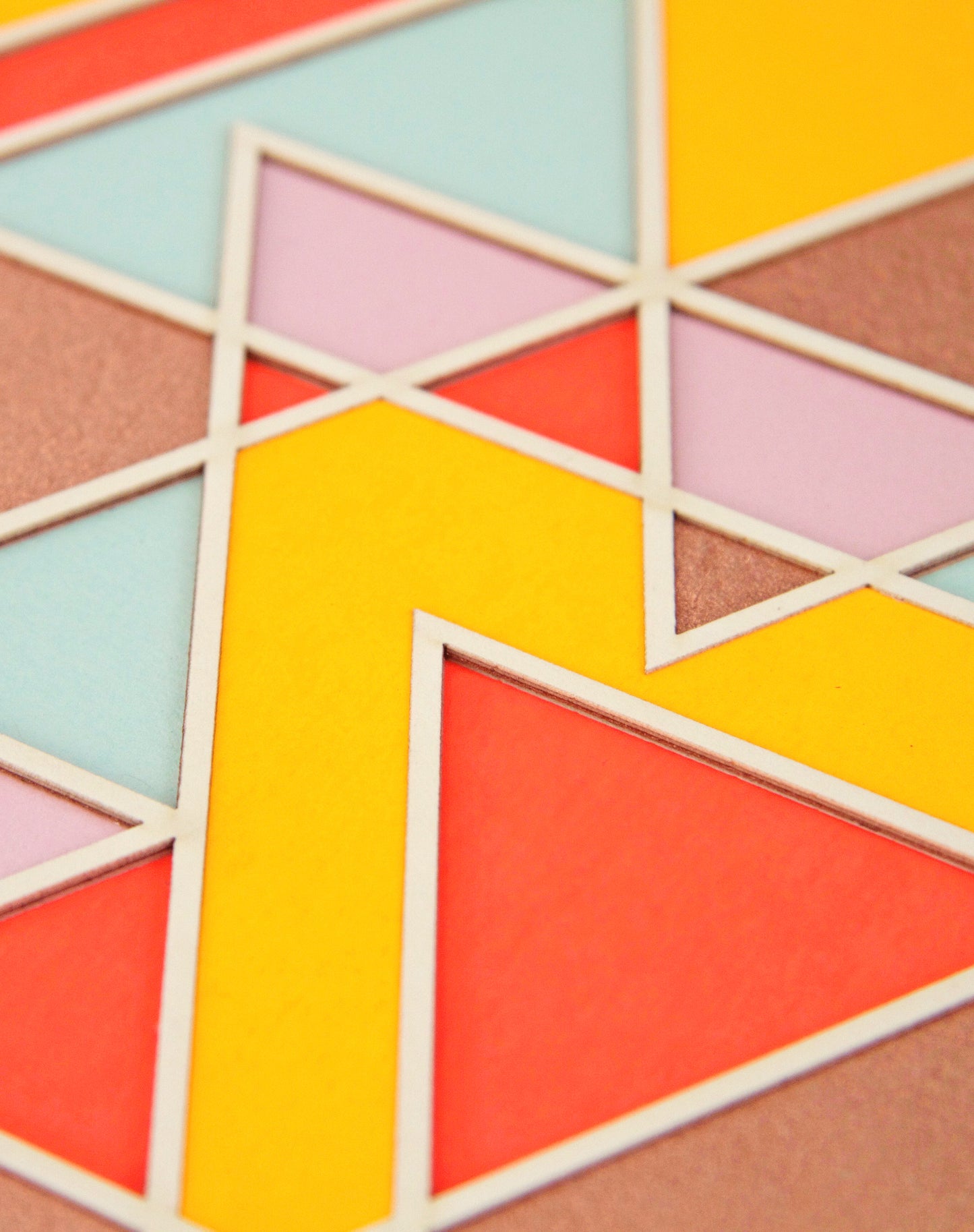 Triangloid Laser Cut Artwork in  - LEIF