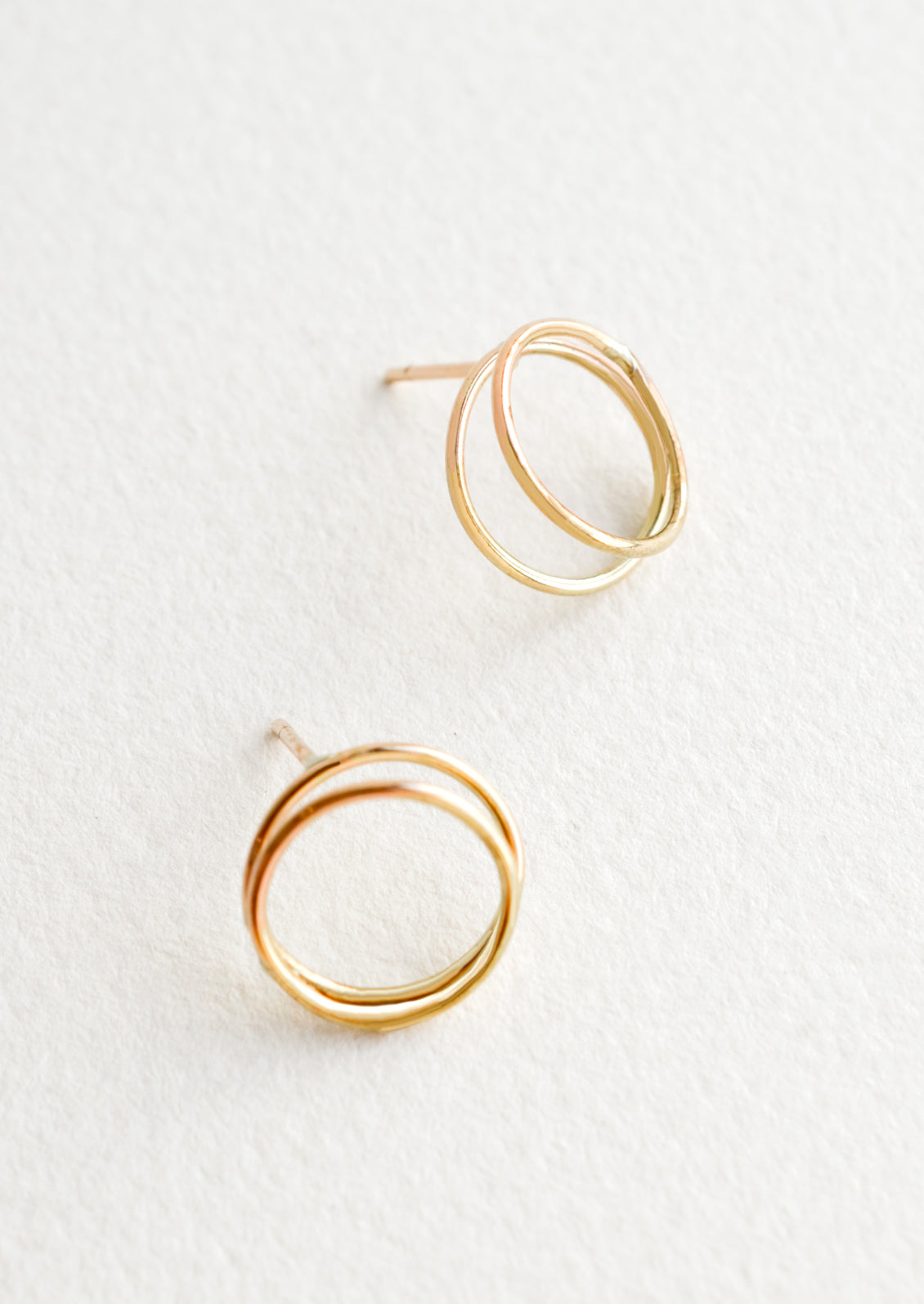 Mirrored Circle Earrings in  - LEIF