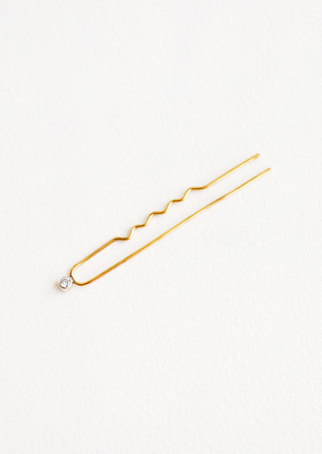 Two Tone Dot Hair Pin in  - LEIF